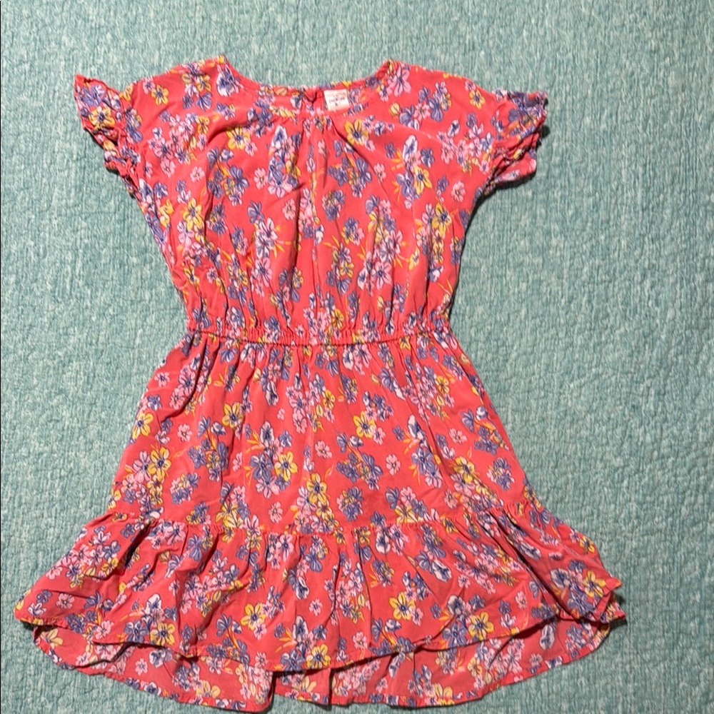 OshKosh B'gosh Coral Floral Kids Dress